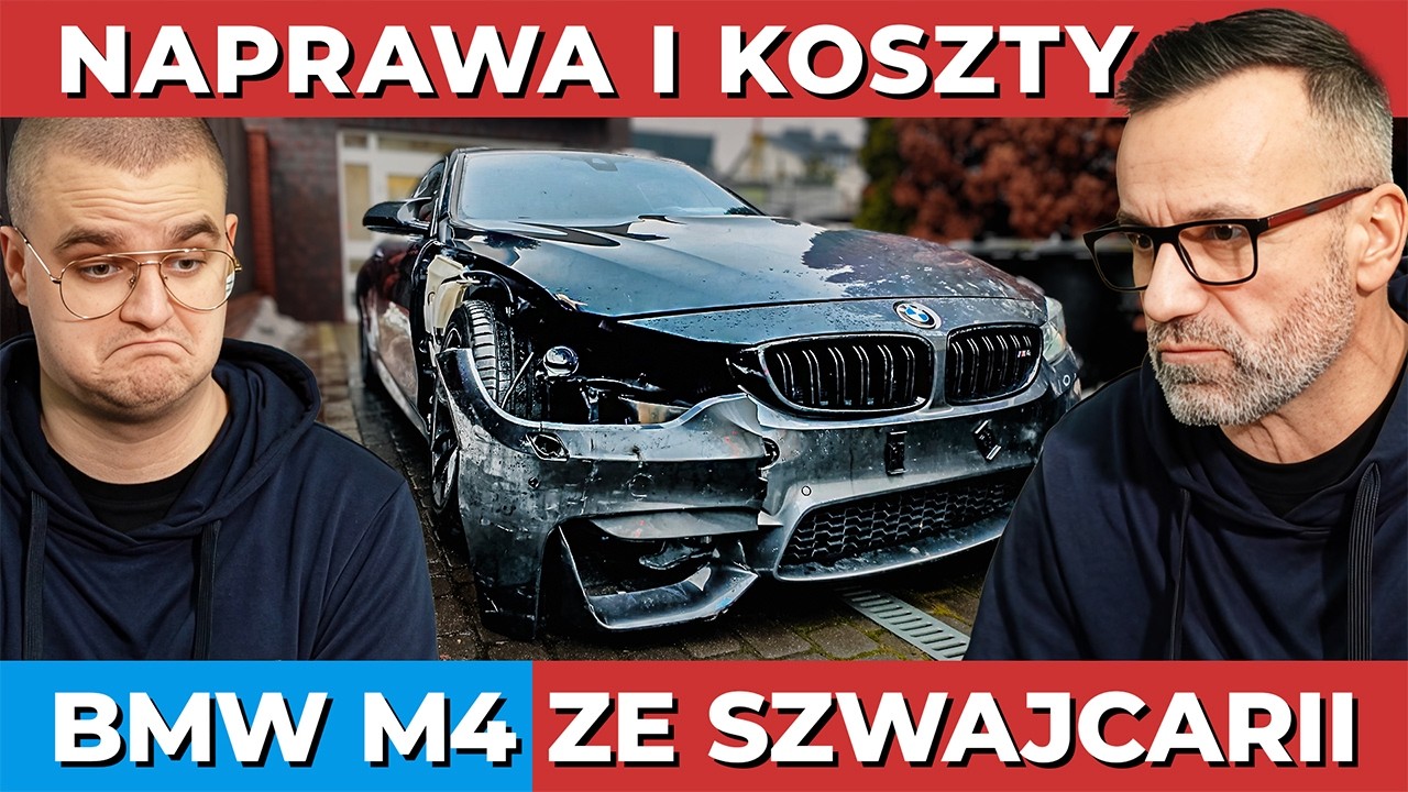 Tanio to już było! Zaczynamy naprawę BMW M4 z Szwajcarii