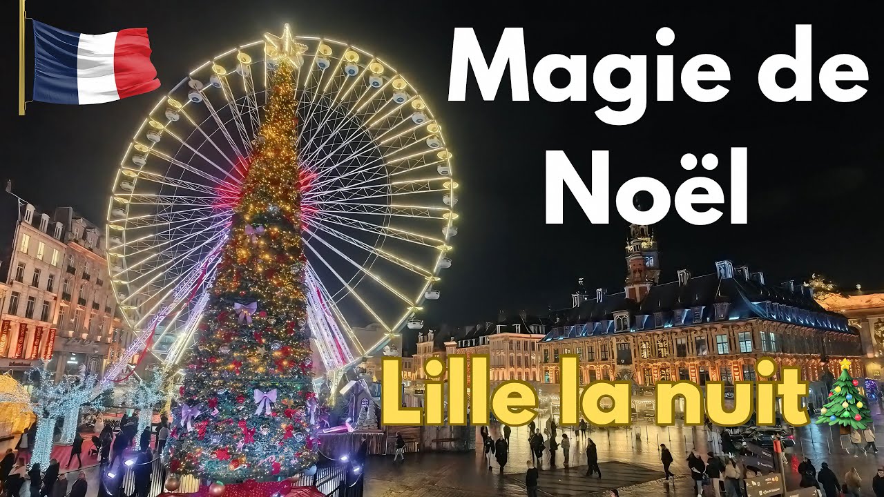 Balade magique dans Lille la nuit