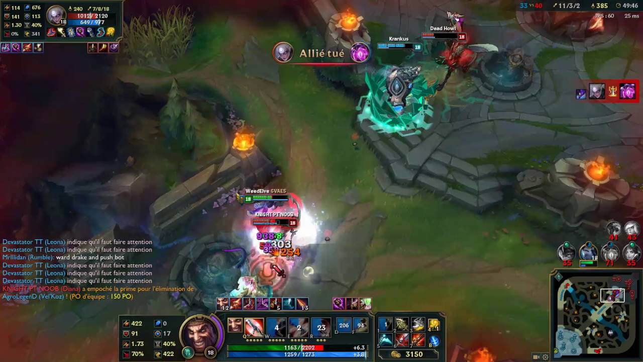 Draven vs Diana