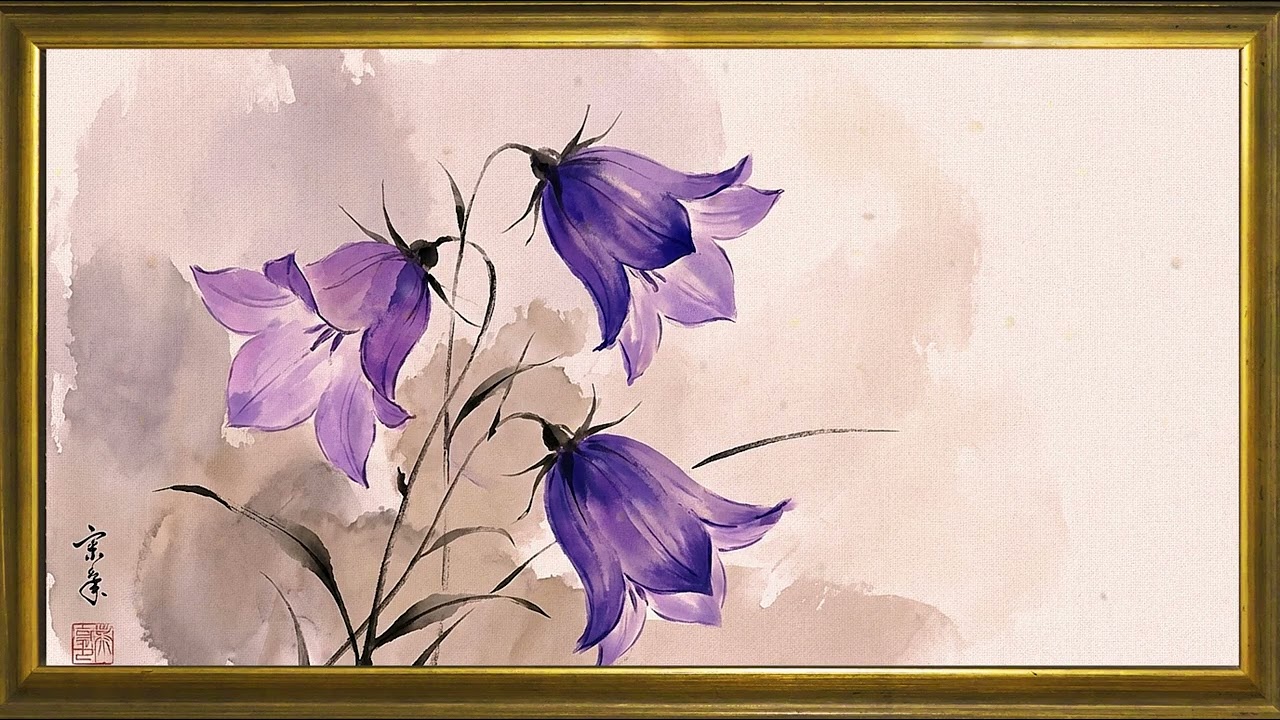 Most amazing flower for calm mind || Frame TV 4KK
