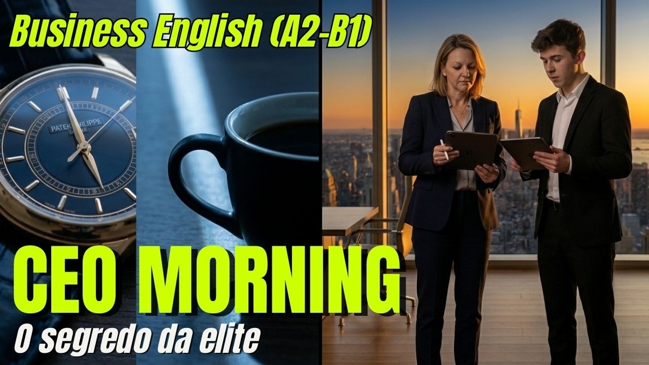 English Podcast B1: CEO Morning Habits for Managers | Inglês americano