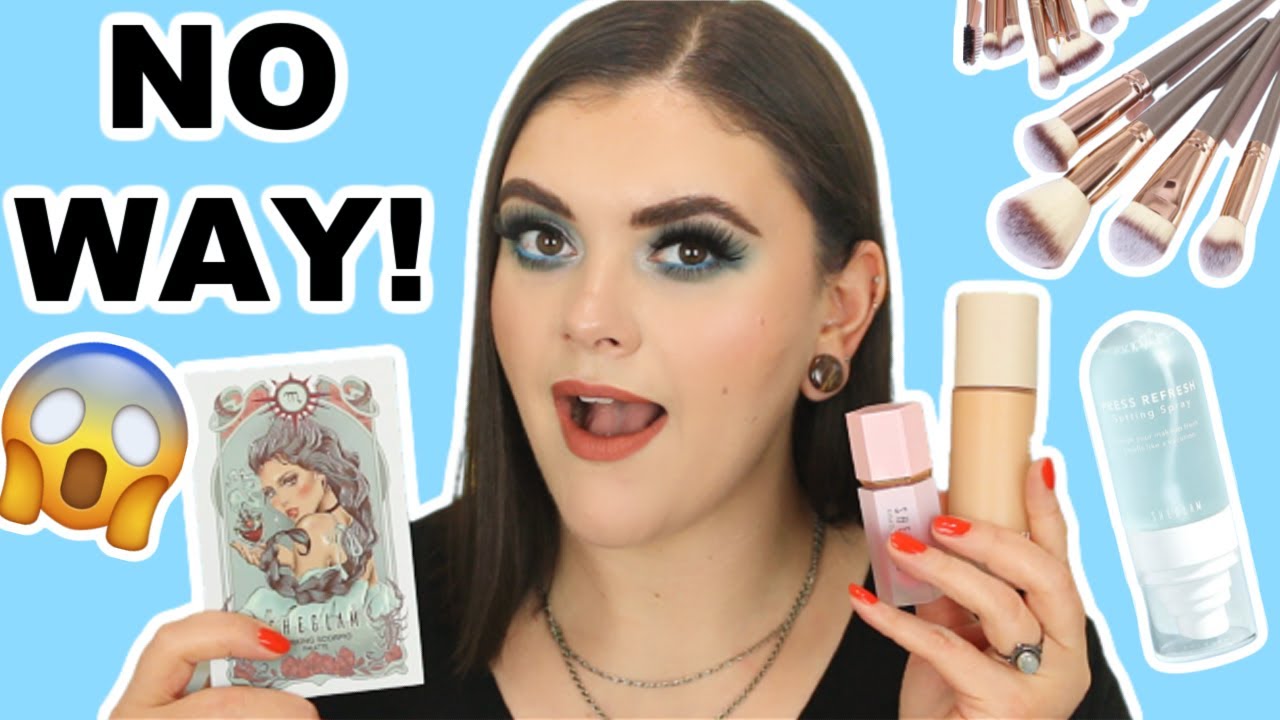 ONE BRAND MAKEUP TUTORIAL! 😍 FULL FACE OF SHEGLAM (Highly requested lol)