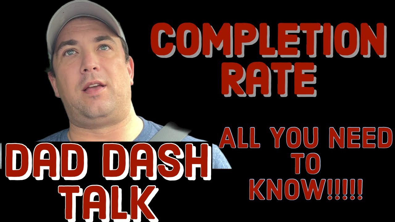 Completion Rate Matters!!!!!All You Need to Know!!! DoorDash, GrubHub, UberEats
