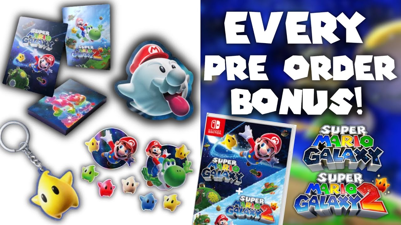 ВСЕ бонусы за предзаказ Super Mario Galaxy + РУКОВОДСТВО ПОКУПАТЕЛЯ Galaxy 2! Где купить?