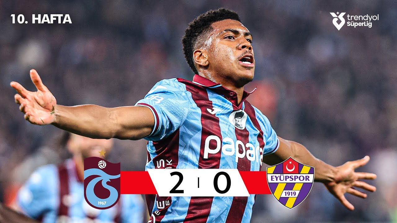 Trabzonspor (2-0) Eyüpspor - Highlights/Özet | Trendyol Süper Lig - 2025/26