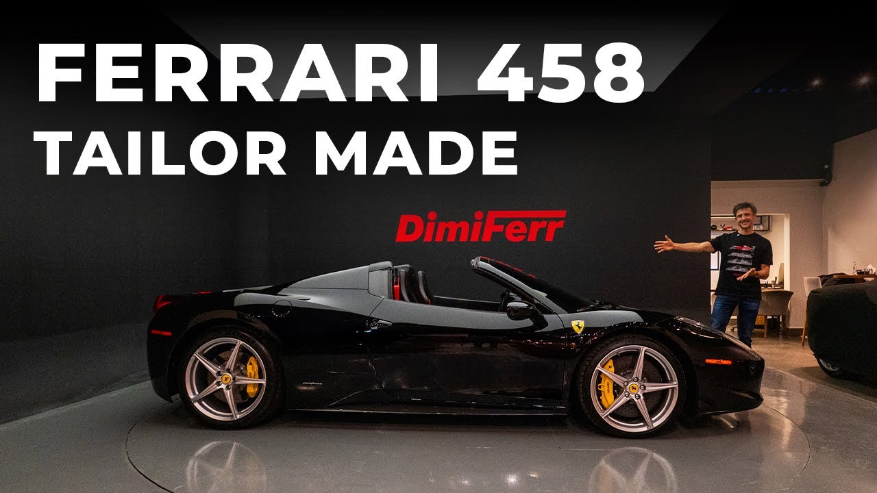 Uma 458 spider um tanto especial.