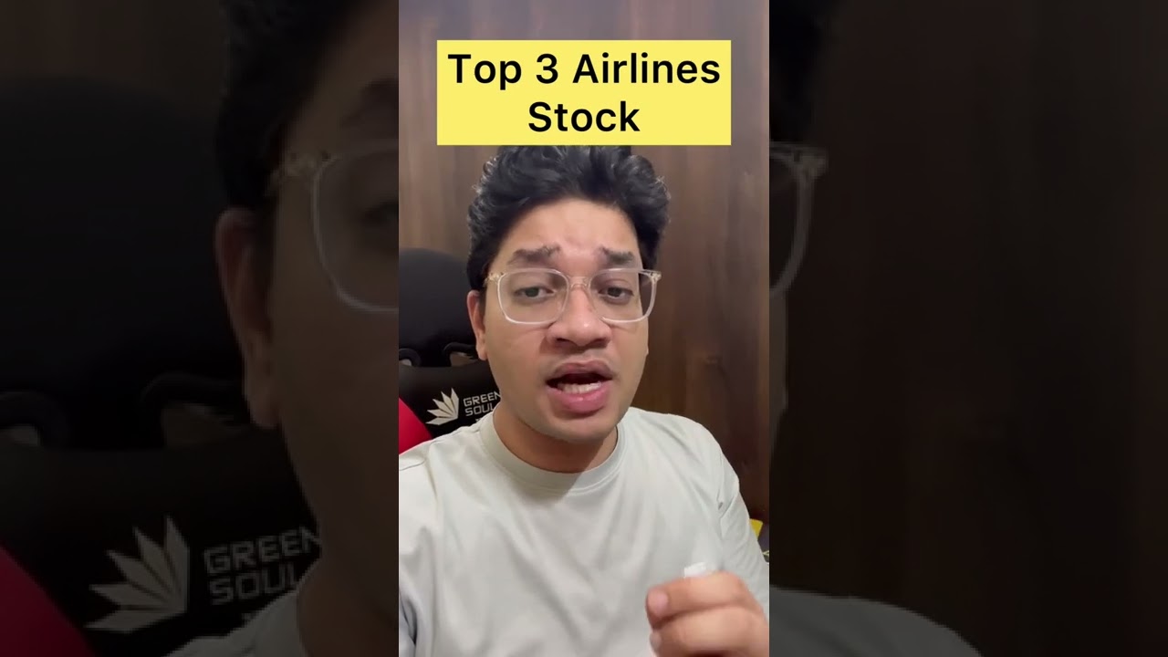 Top 3 airlines stocks #akasaair #indigoairlines #spicejet #airtransport #moneycoach