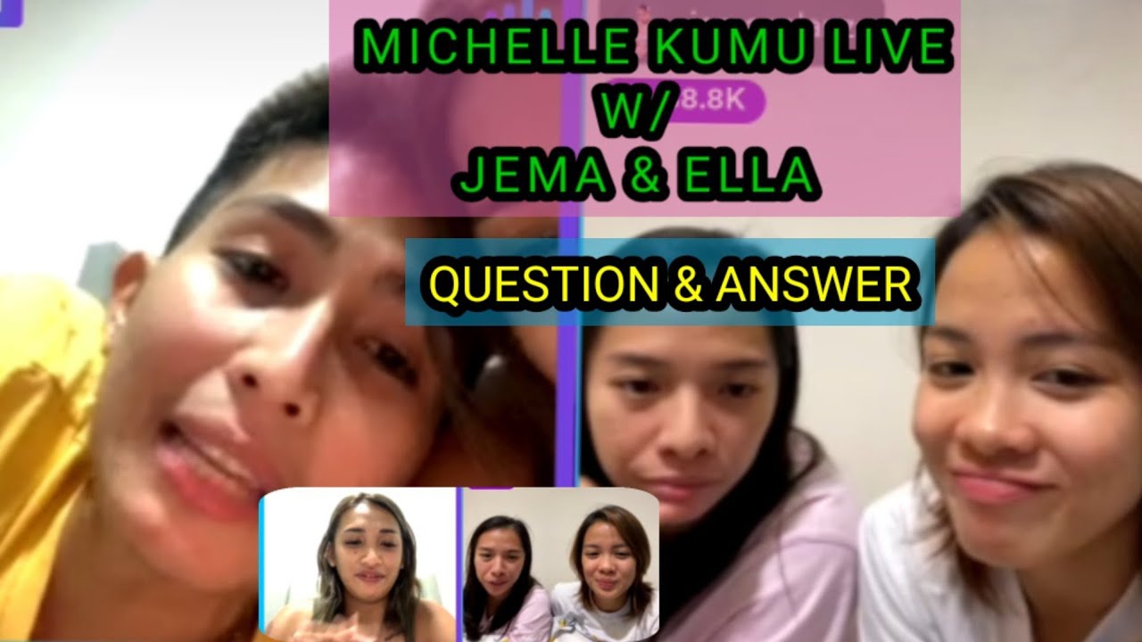 PART 1 MICHELLE MORENTE LIVE GUESTING BY JEMA & ELLA Q / A 7/8/2022 #jemagalanza #elladejesus