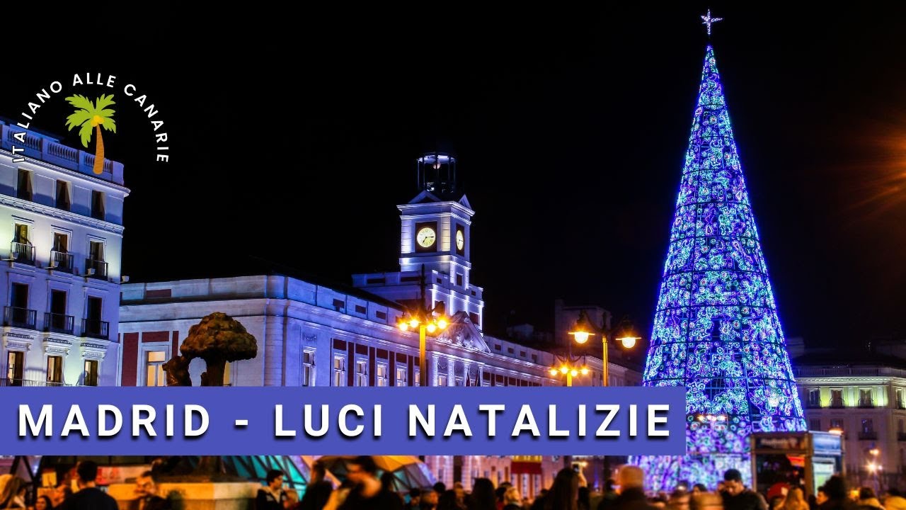 Luci di Natale Madrid
