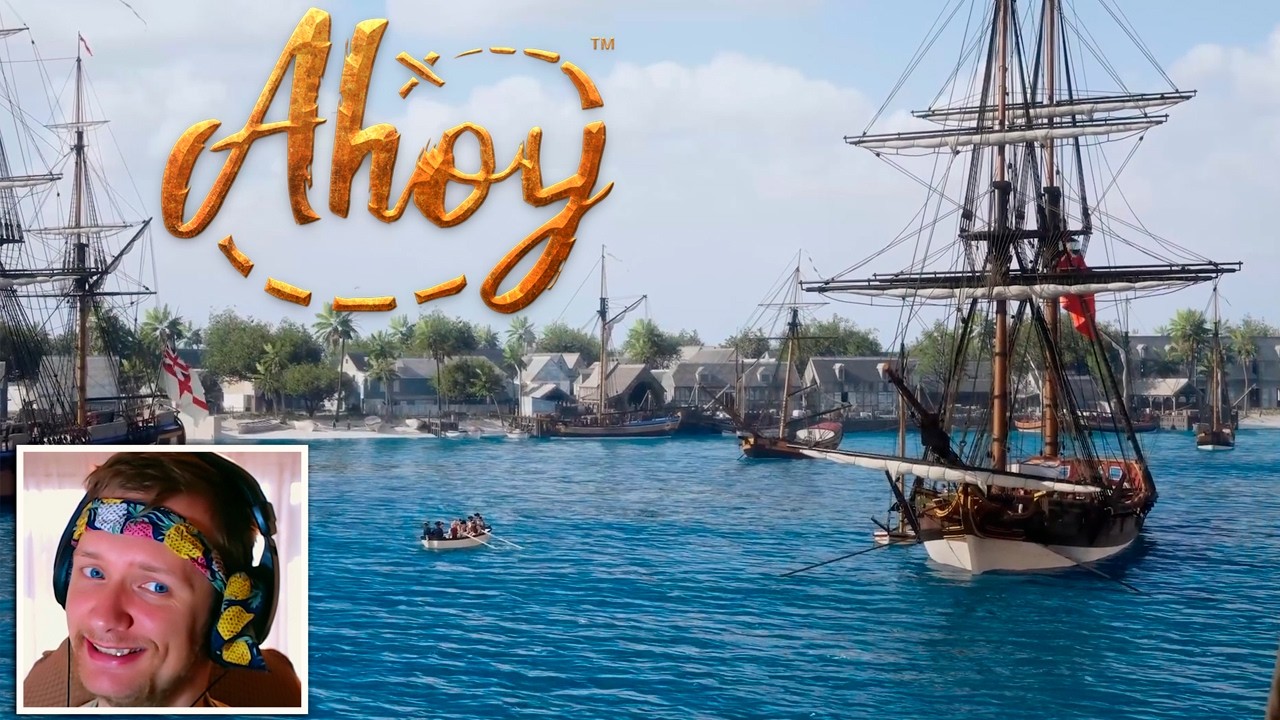 Ahoy - Геймплей и Обзор на новый реалистичный ММО симулятор про путешествия как Корсары в CO-OPе!