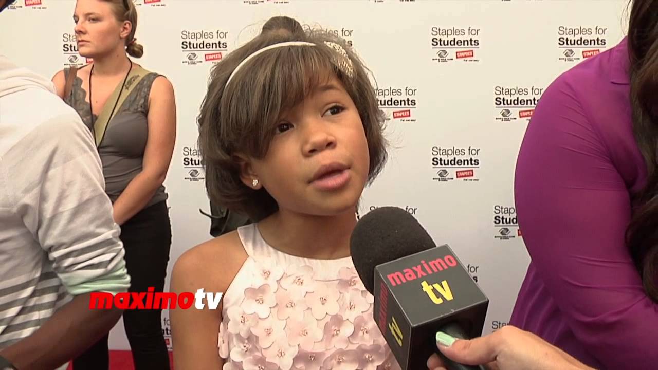 Storm Reid Interview Staples for Students 2013 Teen Choice Awards After Party