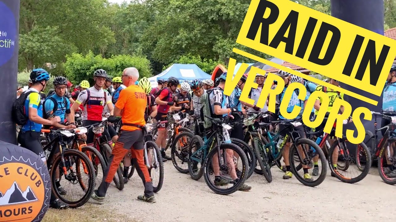 Raid in Vercors 160 km de VTT avec le bike club Mours 🚵‍♂️😰