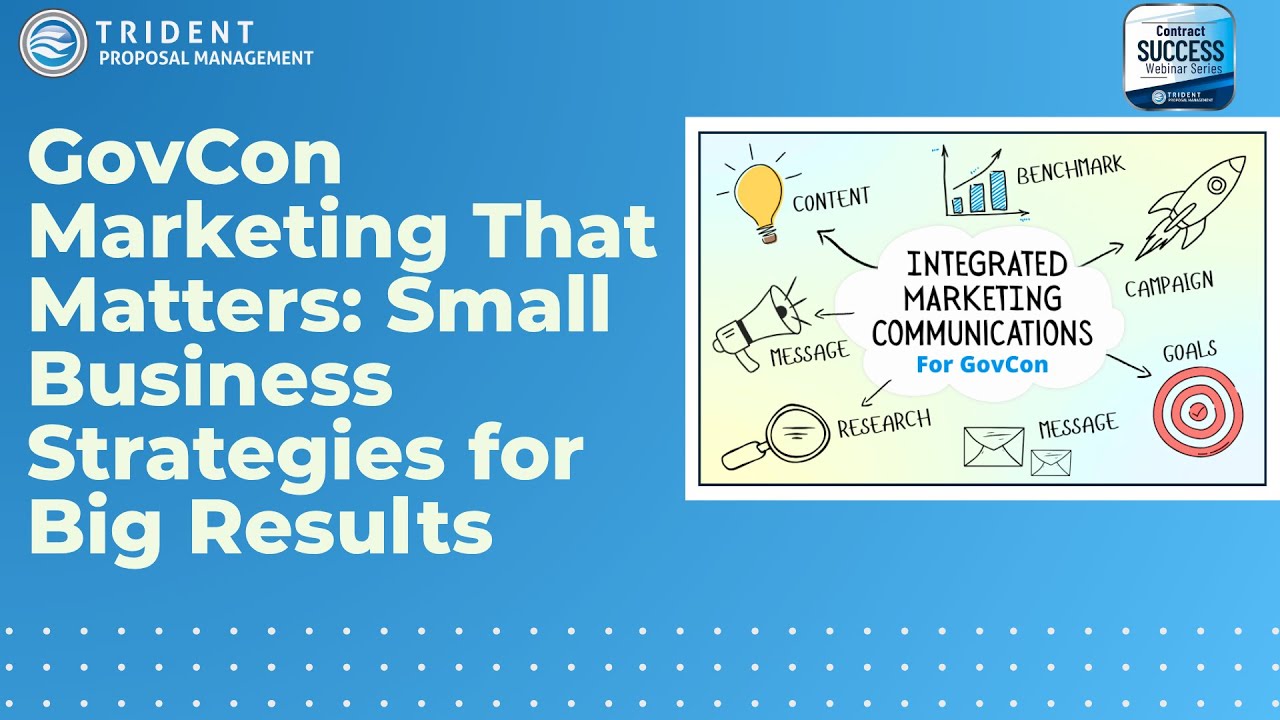 GovCon Marketing That Matters: Small Business Strategies for Big Results  | Oct. 2, 2025