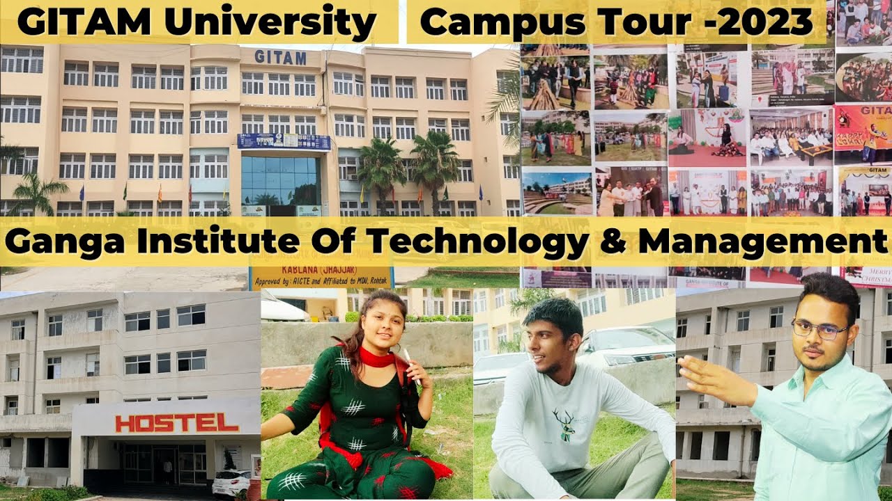 GITAM University Vlog | Ganga Institute of Technology and Management Campus Tour | Jhajjar , Haryana
