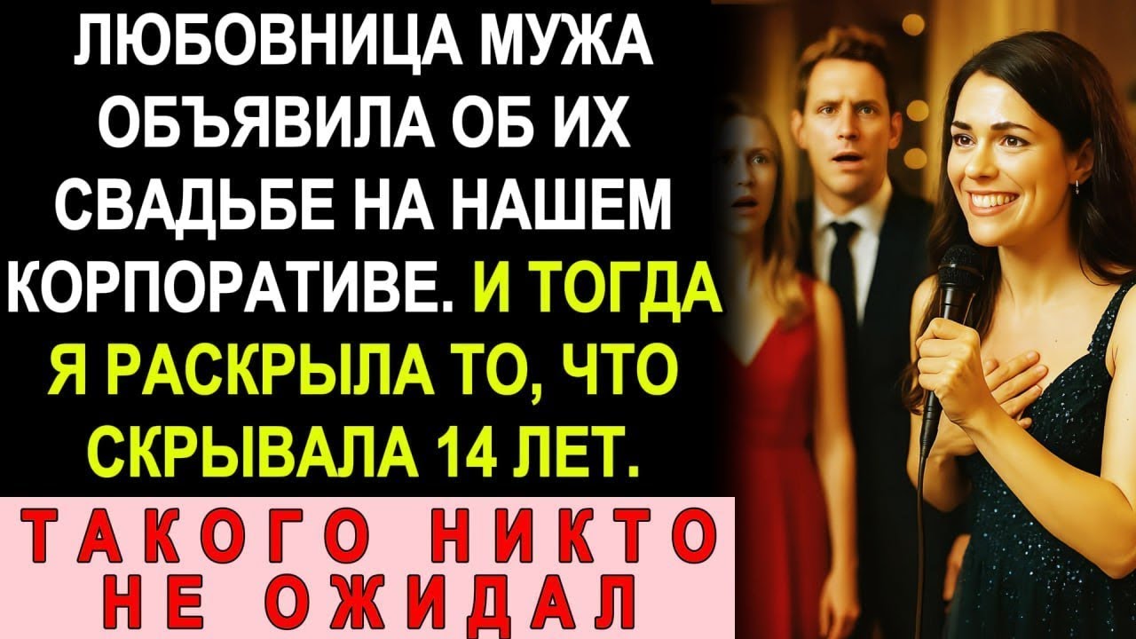 My husband's mistress announced their wedding at a corporate party - I revealed what I had been h...