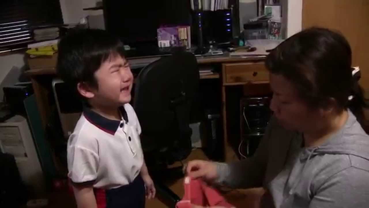 カズト初めての登園　The  first day of Kindergarten