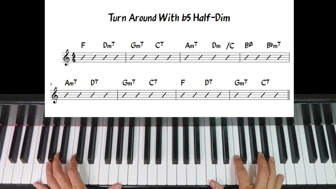 Ben's Favorite Licks -  Episode 3 -  Turn Around With b5 Half Dim