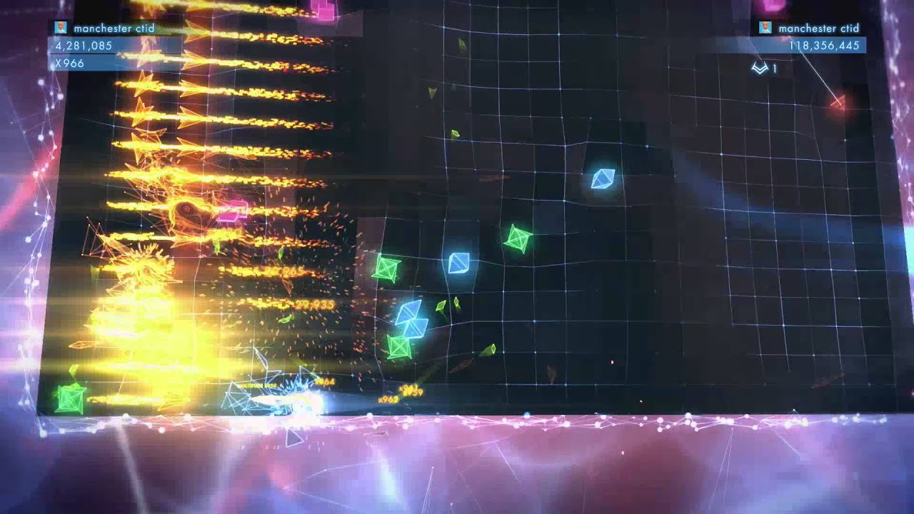 Geometry Wars 3 - Classic Waves 102 million