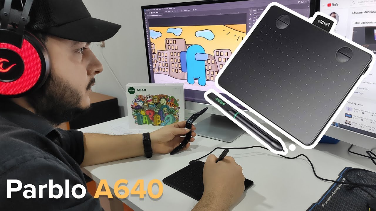 Best Cheap Graphic Drawing Tablet For Motion Designers - Parblo A640 Review ( $29.99 )