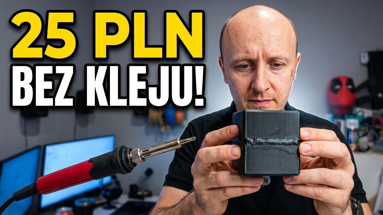 Koniec z Klejem! Jak Spawać Wydruki 3D za 25 zl (PLA/PETG) – Test Wytrzymałości Odc 1