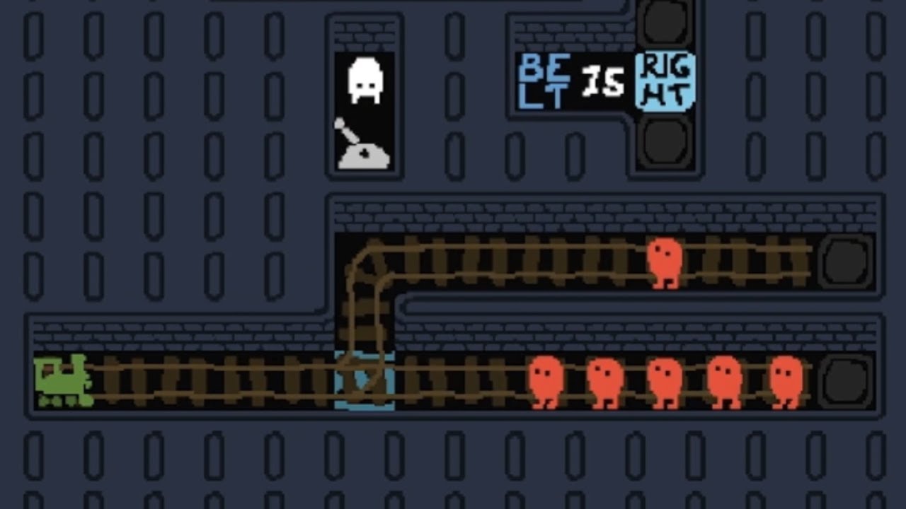 Absurd Trolley Problems in Baba is You
