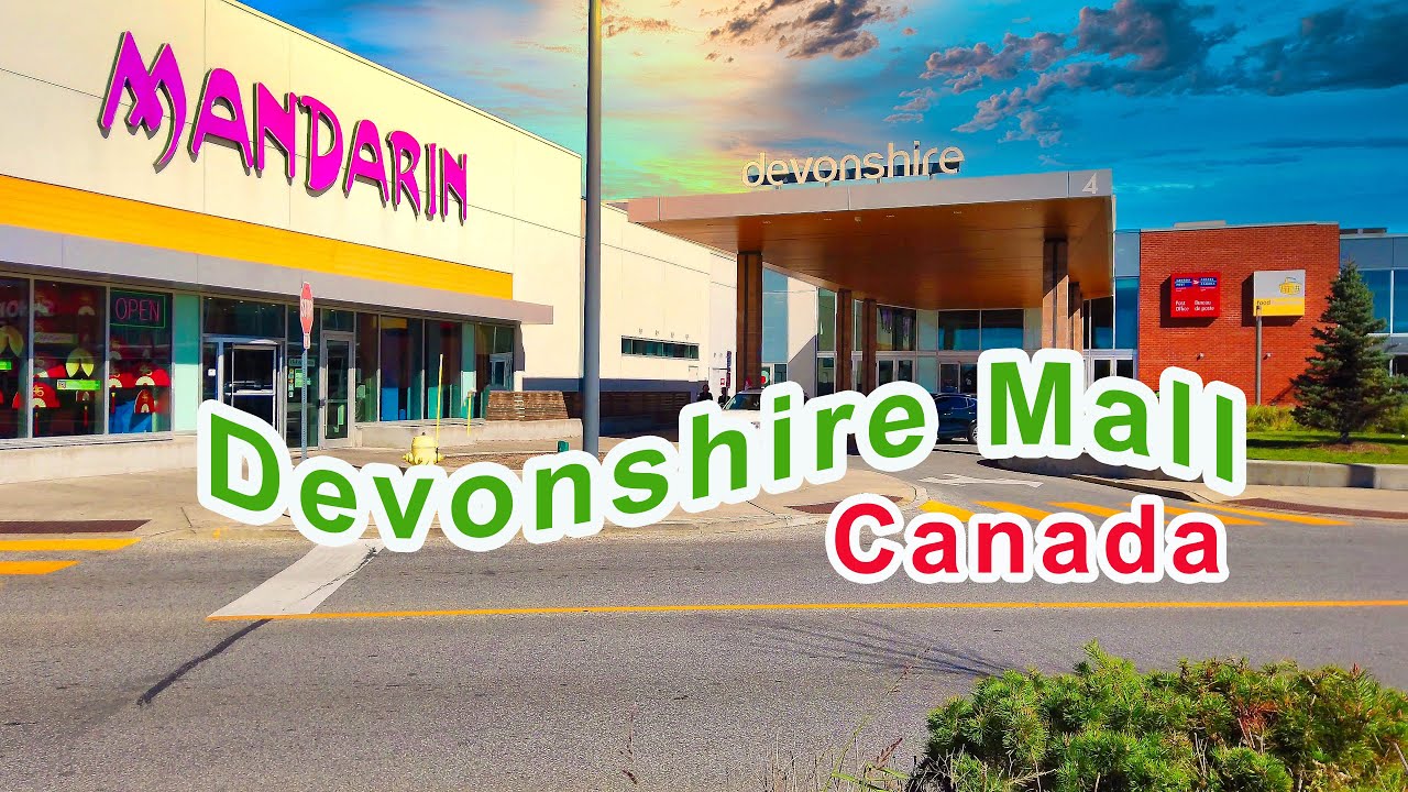 Devonshire Mall, Windsor, Ontario, Canada, Great Shopping, Amazing Food, Movie Theater, 4K.