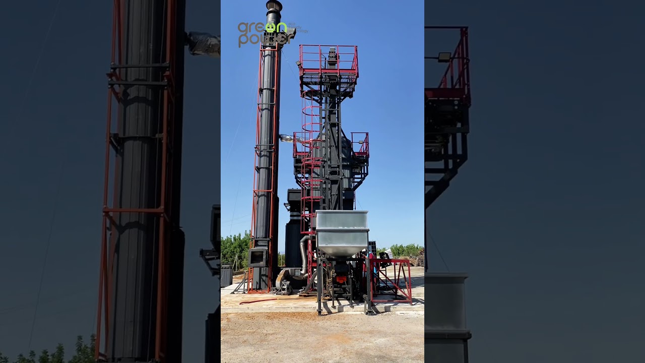 Revolutionizing Charcoal: BIO-KILN by GreenPower - Eco-Friendly & Continuous Processing Tech