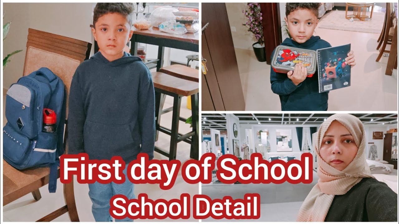 First Day of School | School Detail || All My 4 Kids in School || Daily Routine Vlogs