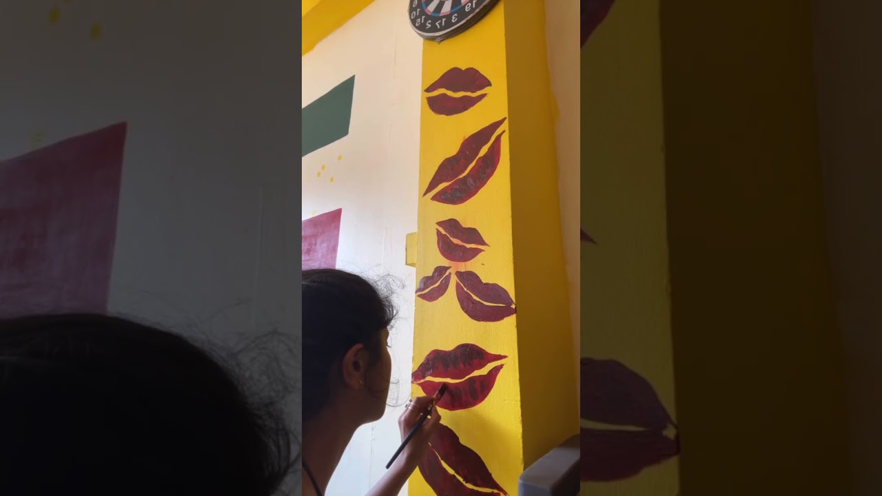 Wall painting in 50 minutes 