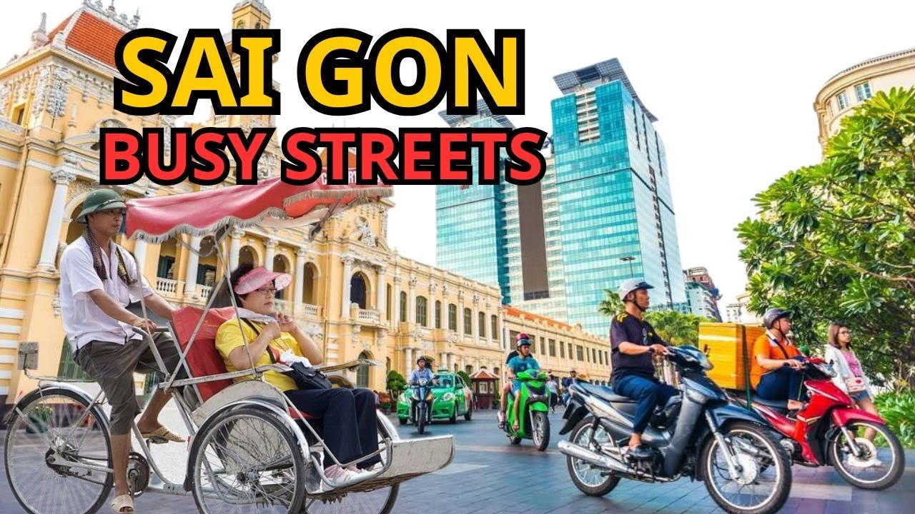 Busy Streets of Saigon | POV Street Life.