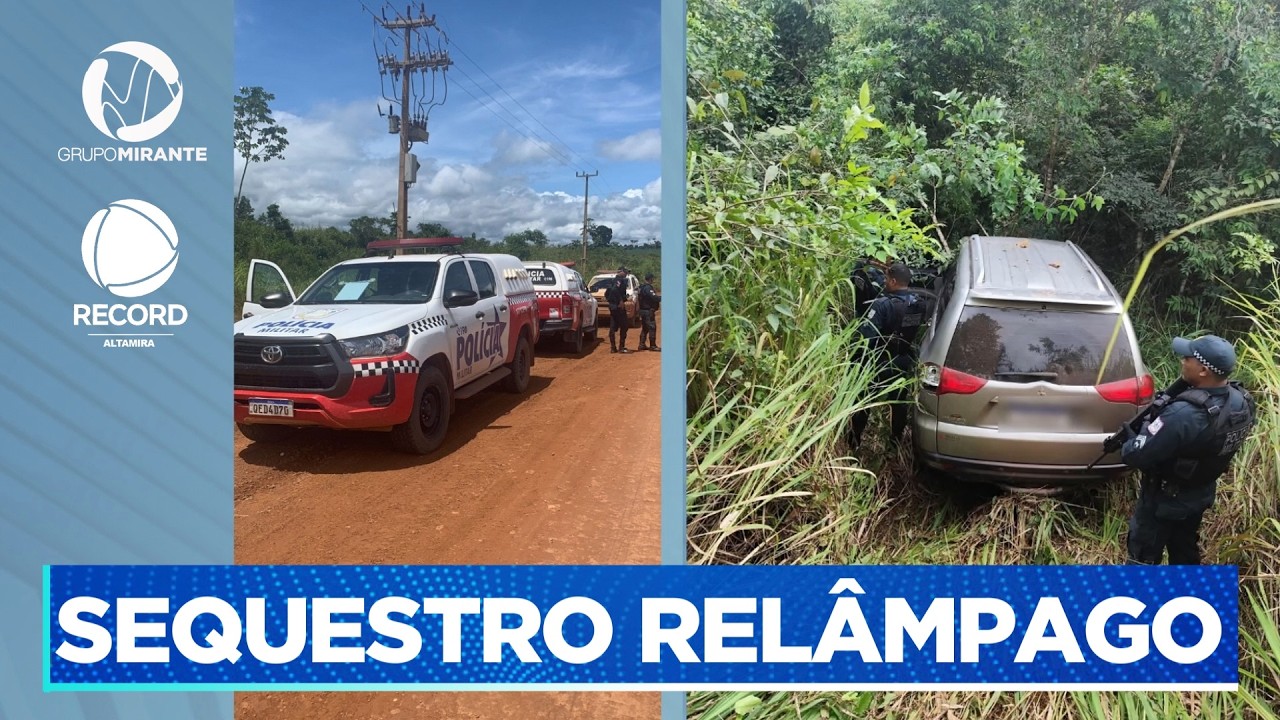 SEQUESTRO: CRIME MOBILIZA POLÍCIA E TERMINA COM SEQUESTRADOR MORTO | Record Altamira - Grupo Mirante