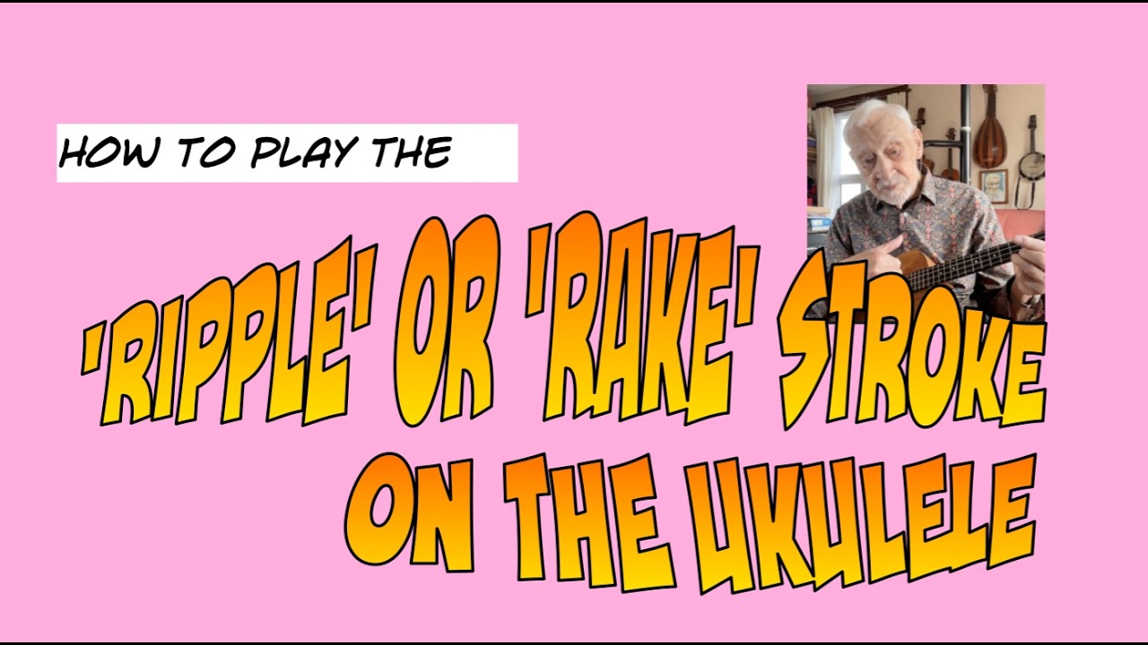RIPPLE or RAKE STROKE - Very effective stroke