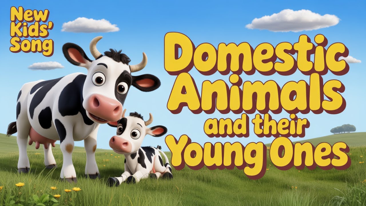 Learn Baby Animals' Names! | Baby Animals on the Farm | Farm Animals Songs |Animal Song for toddlers