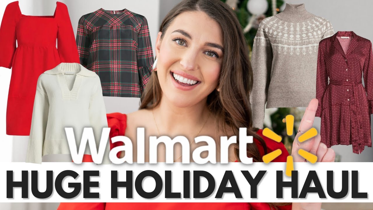 *HUGE* New Walmart Fashion Holiday Try On Haul