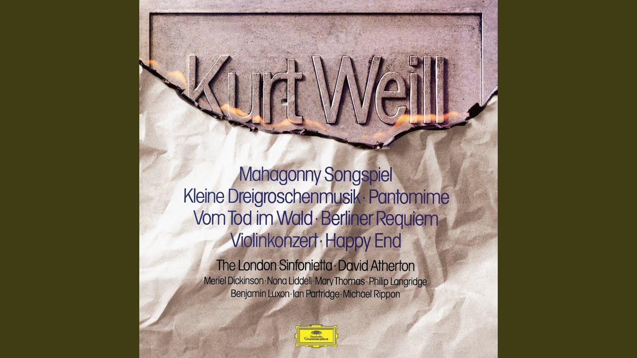 Weill: Violin Concerto, Op. 12: I. Andante con moto