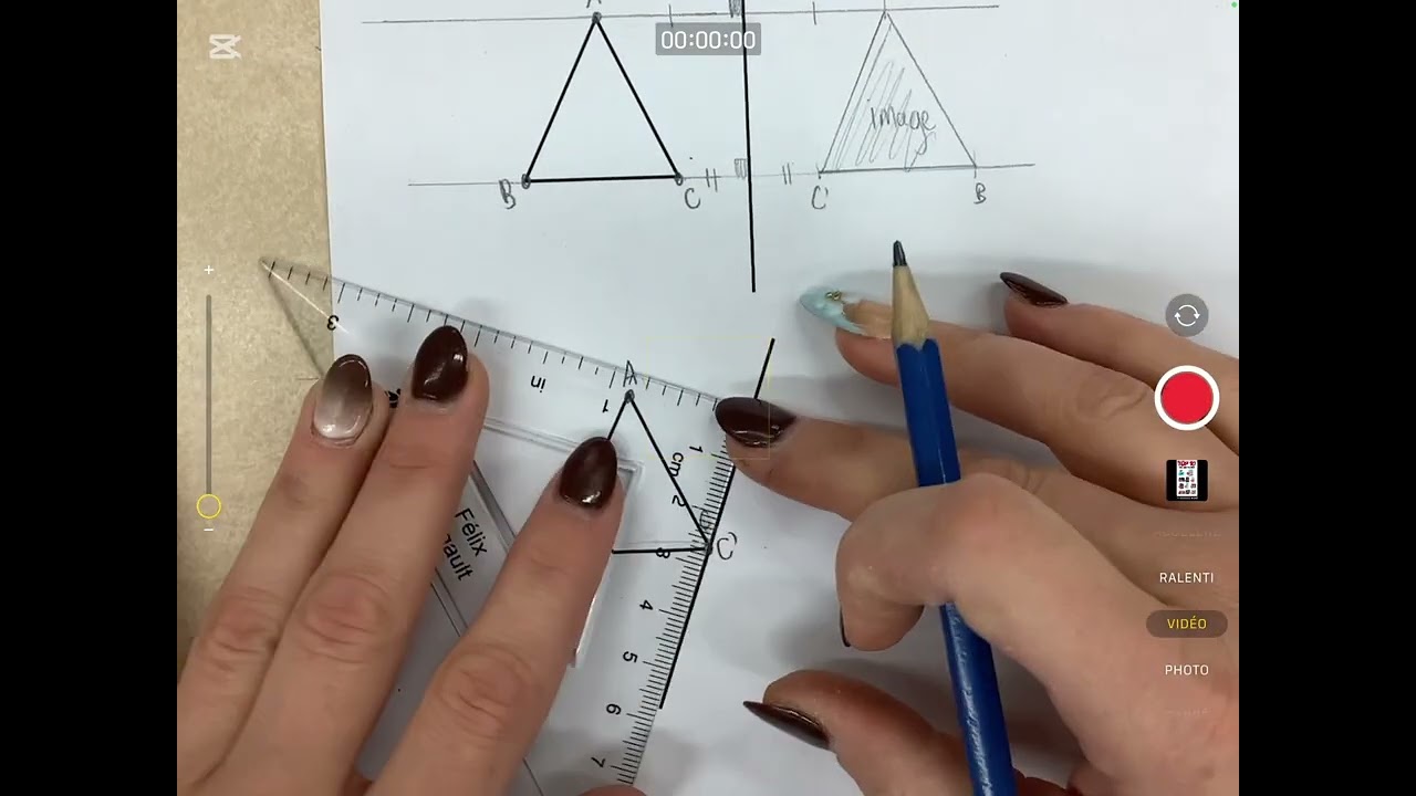 6.3. Comment faire une RÉFLEXION avec tes instruments de géométrie