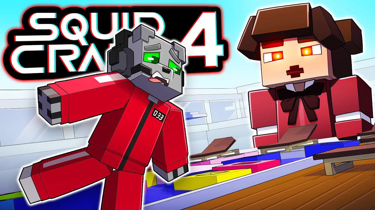 NO TE MUEVAS! 🦑 TE EXPLICO Squid Craft Games 4 Día 1
