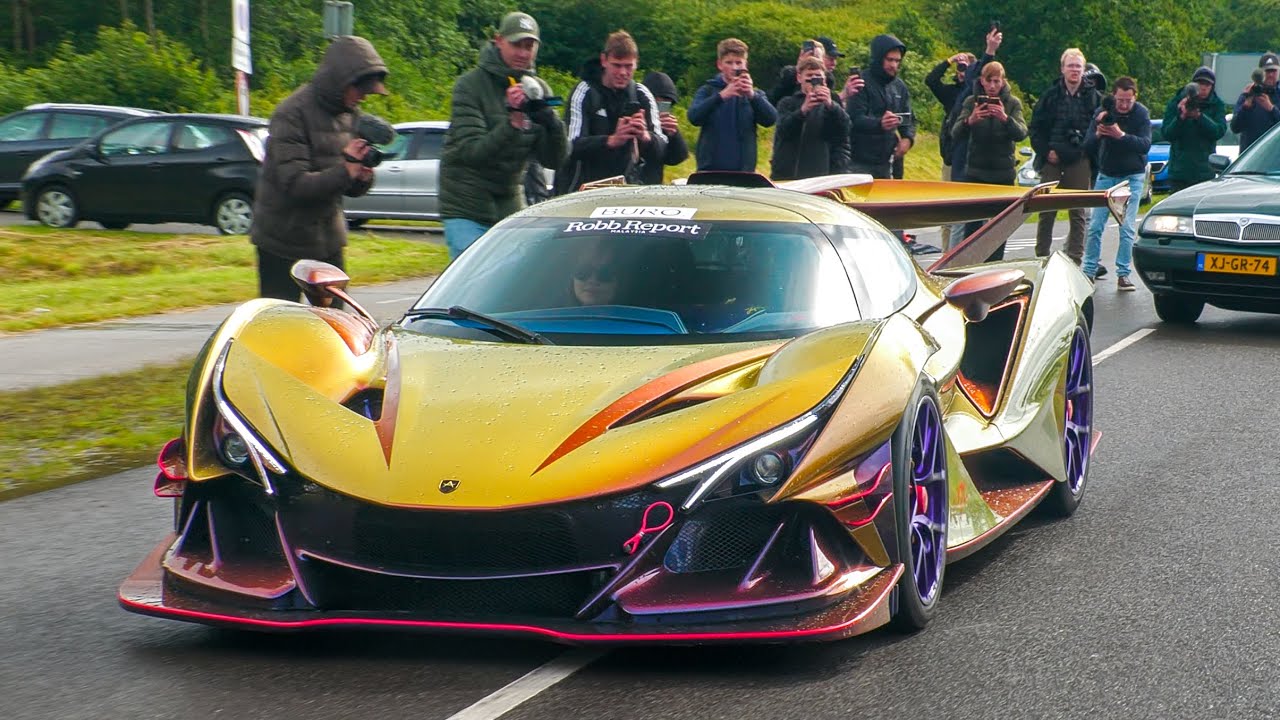 Apollo IE Intensa Emozione - SCREAMING V12 ENGINE REVS AND ACCELERATIONS!