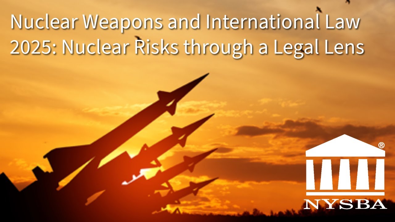 Nuclear Weapons and International Law 2025: Nuclear Risks through a Legal Lens
