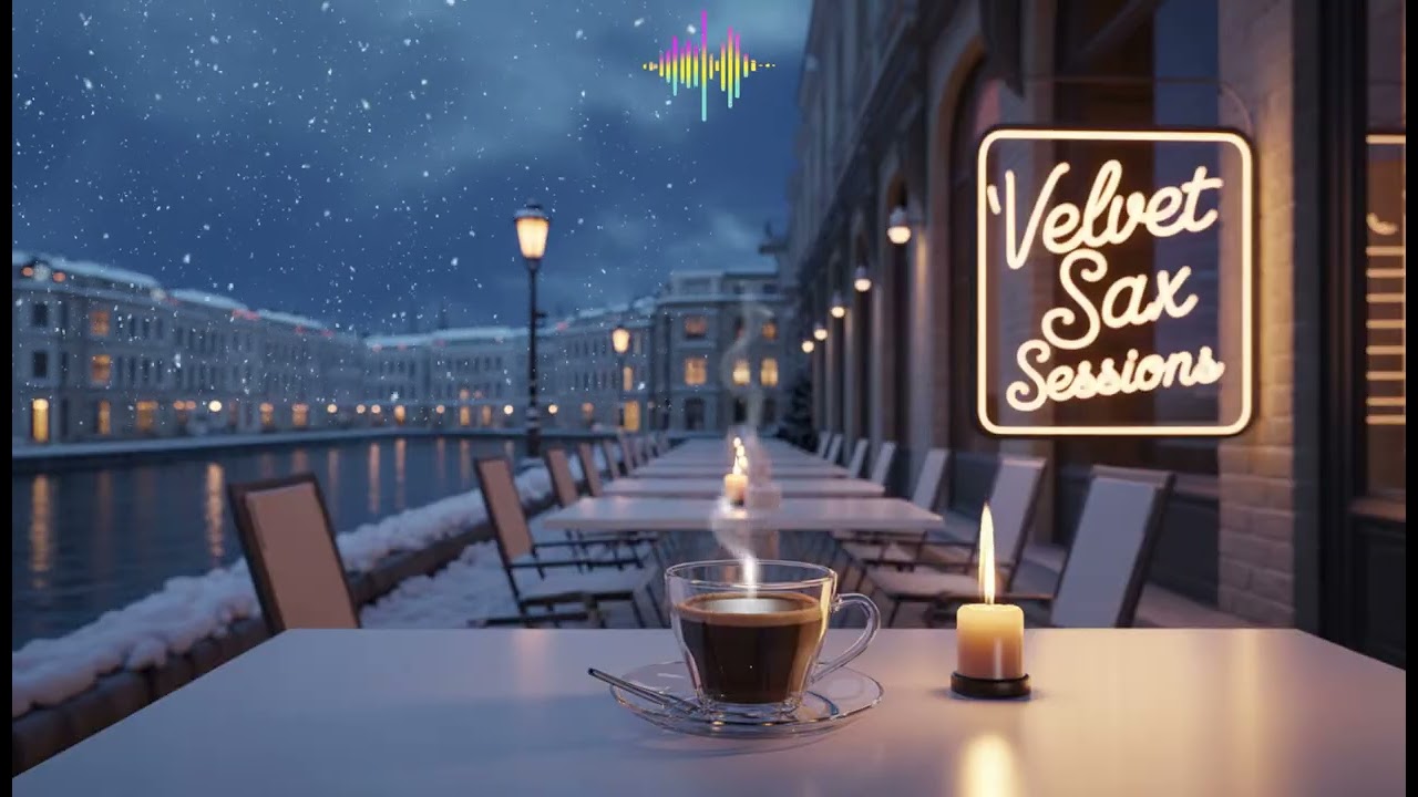 Chicago Rainy Jazz Café 🎷☕ Cozy Night Ambience for Deep Work & Study (4K No Lyrics) - No Ads