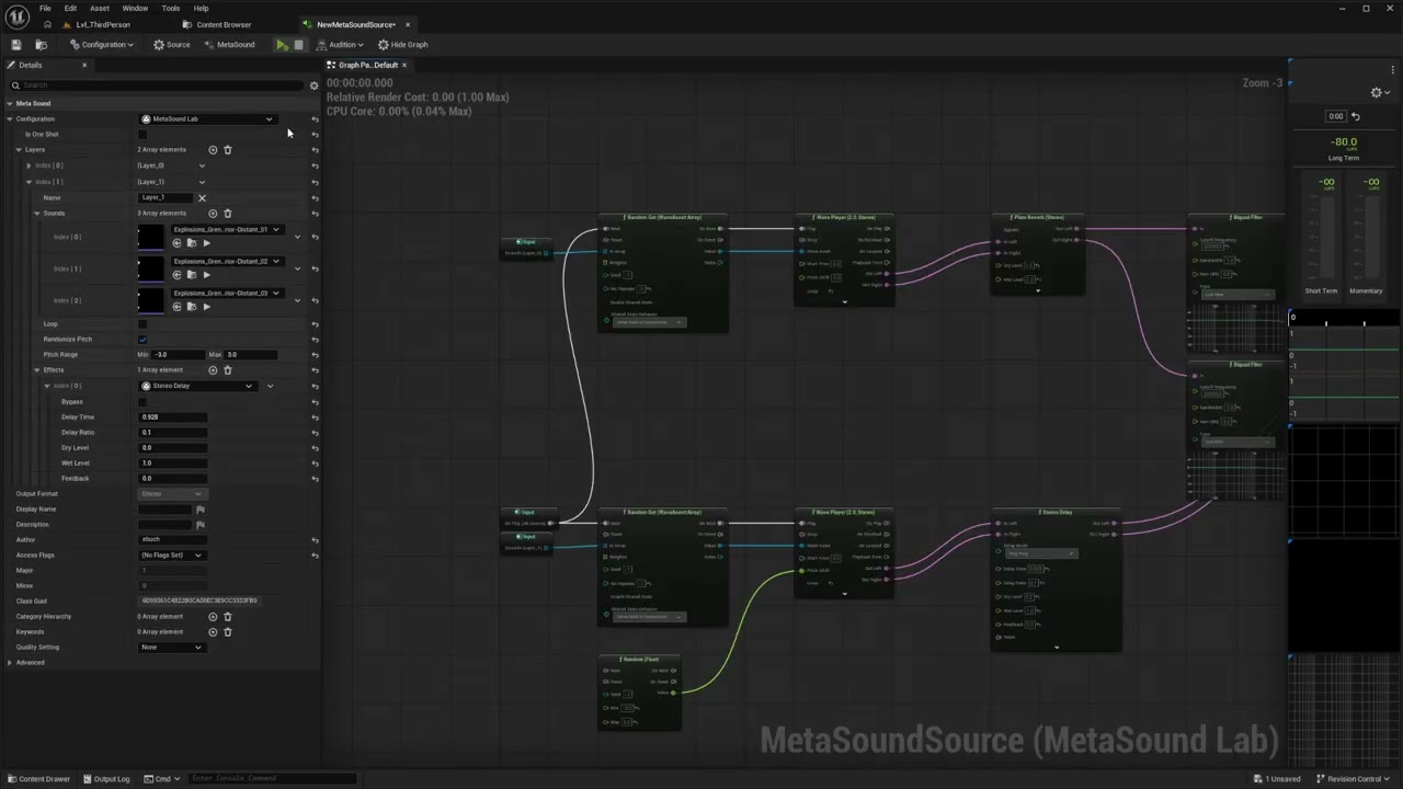 UE 5.8 Experimental - MetaSound Document Configuration Sneak Peek