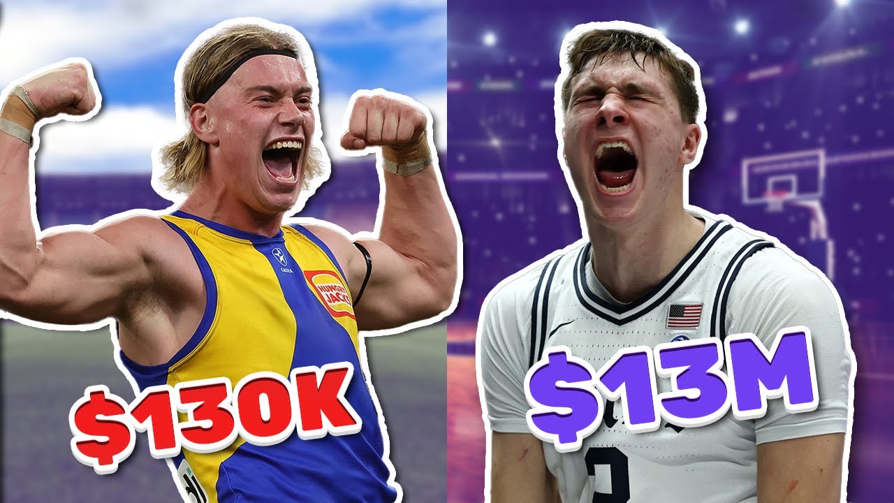 The Shocking Pay Gap Between AFL and NBA Draft Picks!