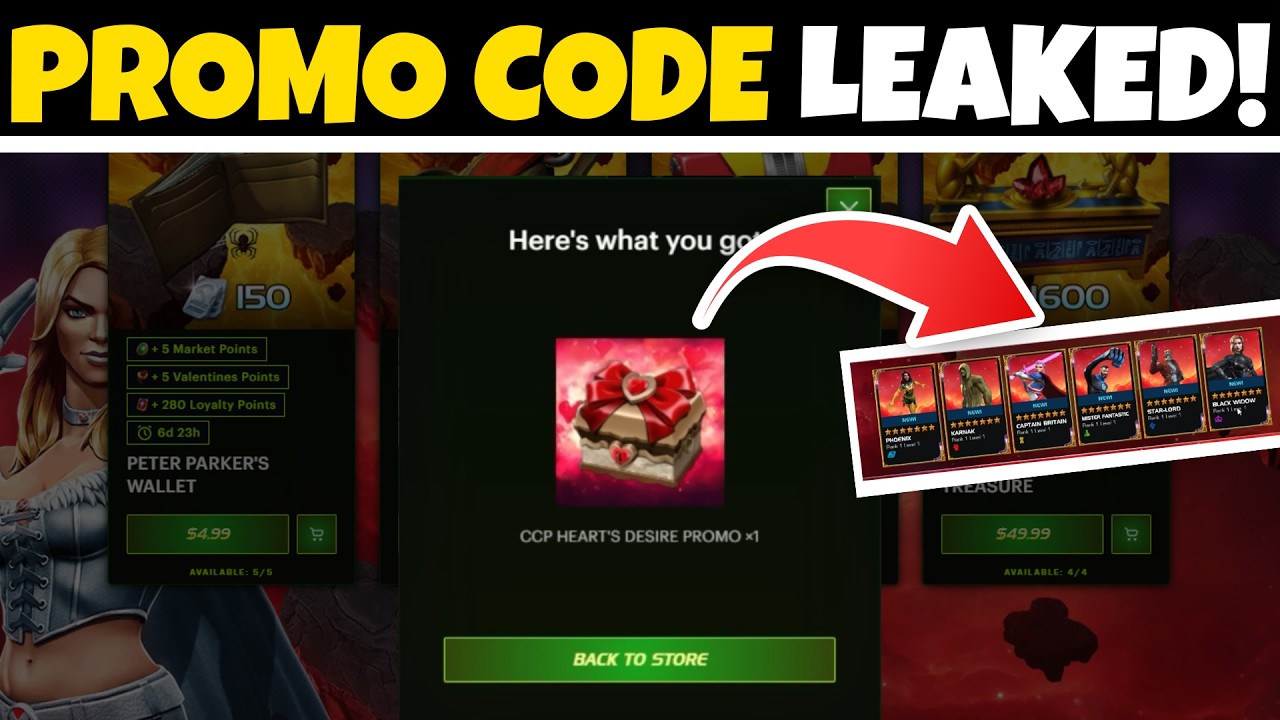NEW PROMO CODE LEAKED?! 😱 FREE 7⭐ KEY CLAIM NOW! | Marvel Contest of Champions