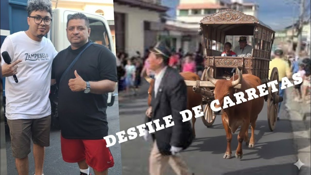 Asi se da inicio al tradicional desfile de Carretas en Cojutepeque 🇸🇻