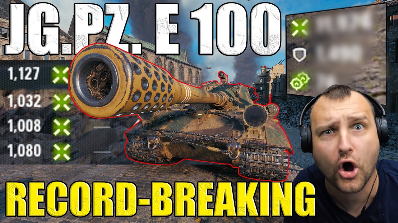 Jg.Pz. E 100: Unbelievable Damage Game! | World of Tanks