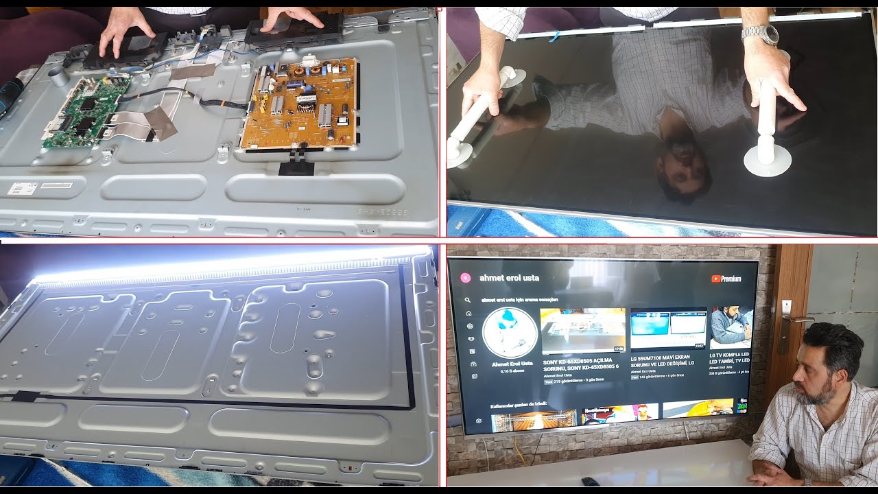 LG 55UH850V SES VAR GÖRÜNTÜ YOK.  LG 55UH850V LED DEĞİŞİMİ. Ahmet Usta 0532 737 60 97