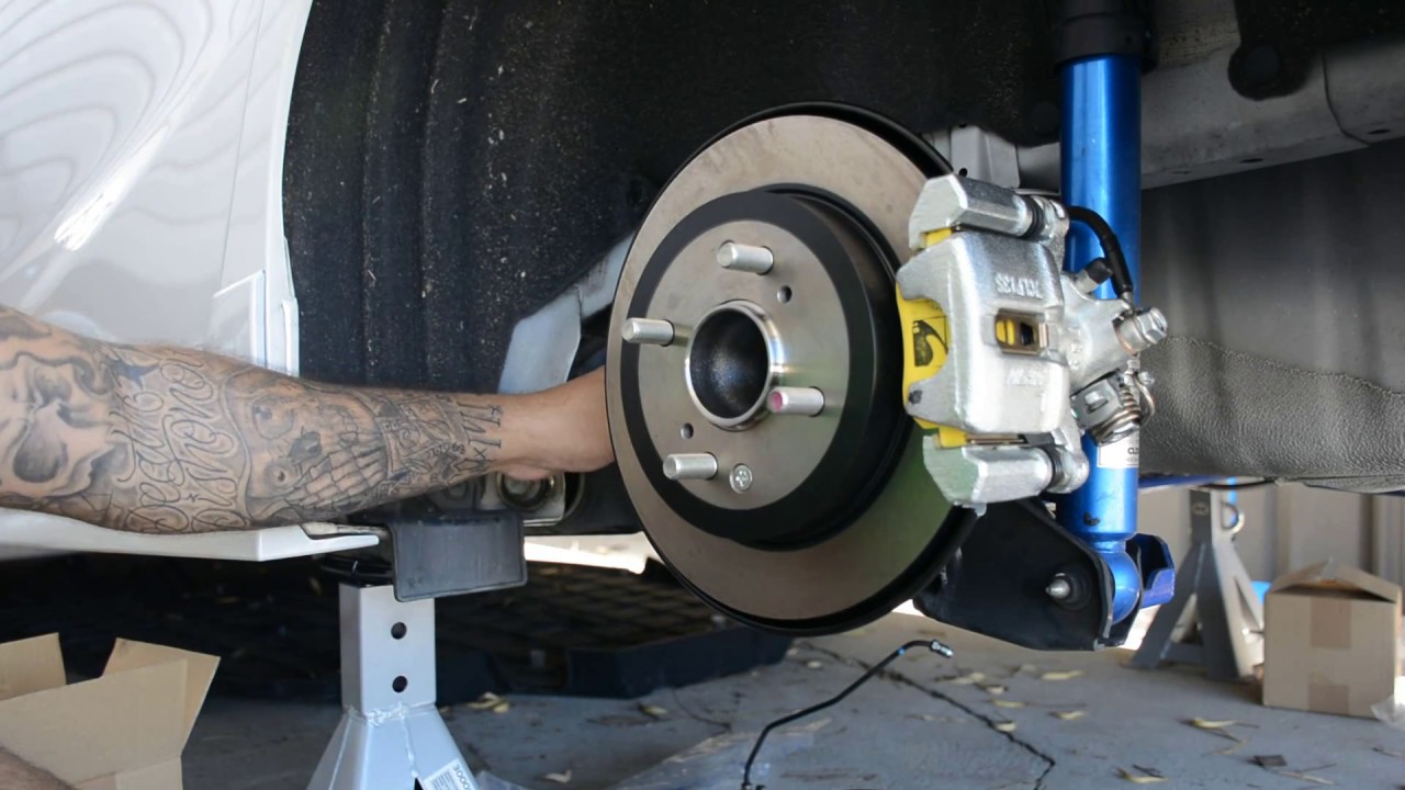 Honda Fit Jazz Rear Disc Conversion Installation GK GK5 + Spoon Sports Parts