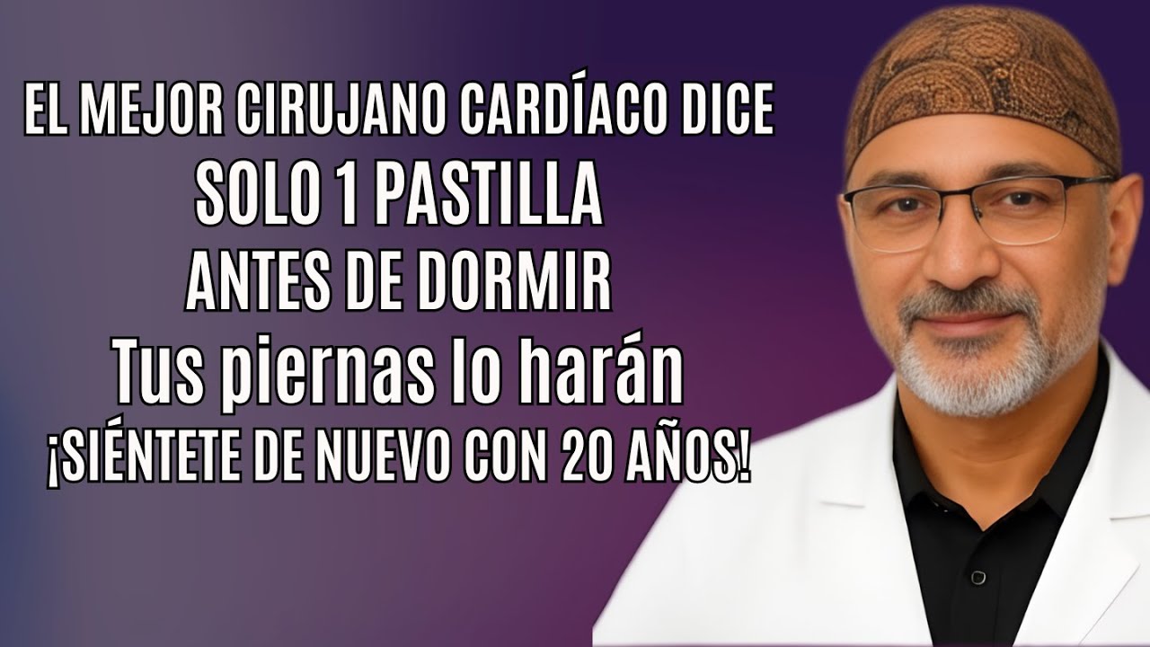 Mayores de 70: Toma ESTA Vitamina #1 para Impulsar el Flujo en las Piernas | Salud Senior