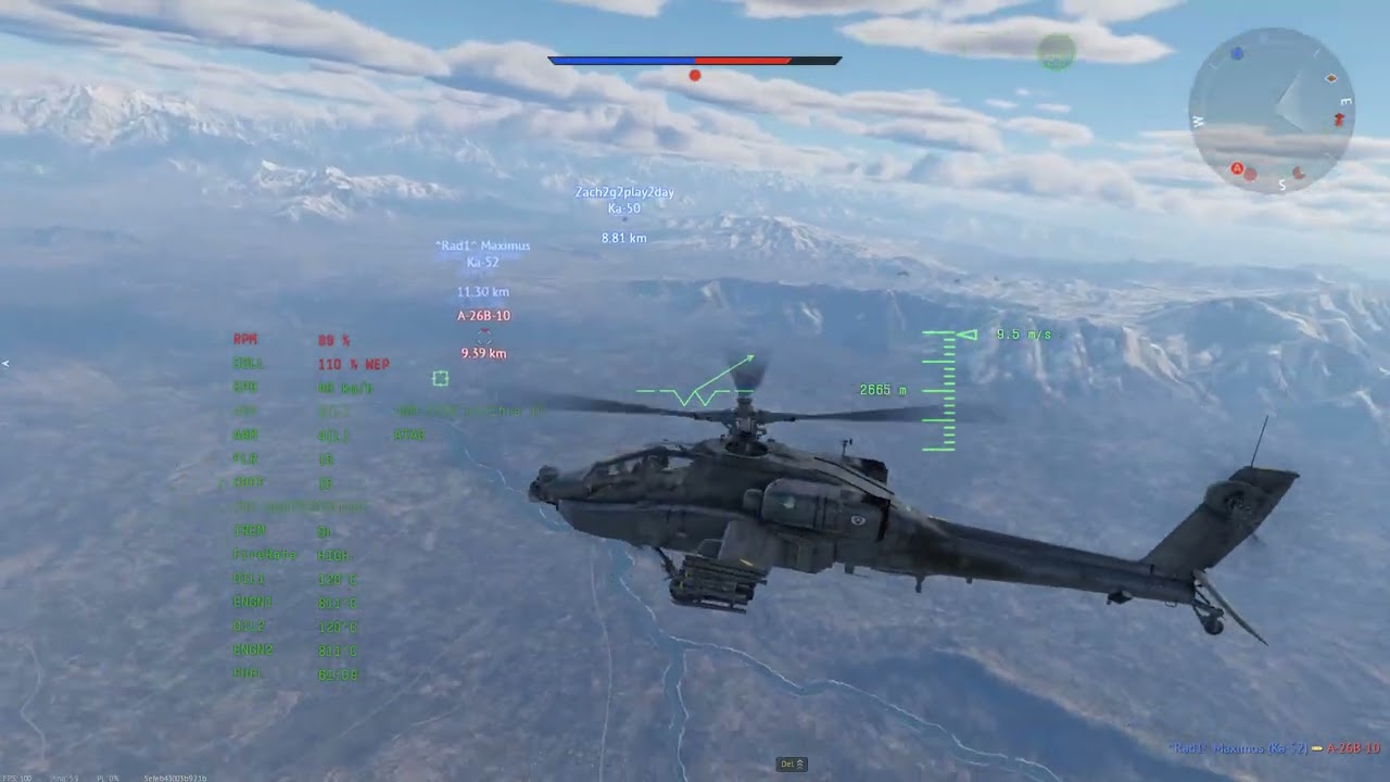War Thunder; AH-64D; 558k SL in just 30 minutes, thanks to a 400% SL booster; PvE Helicopter Battles