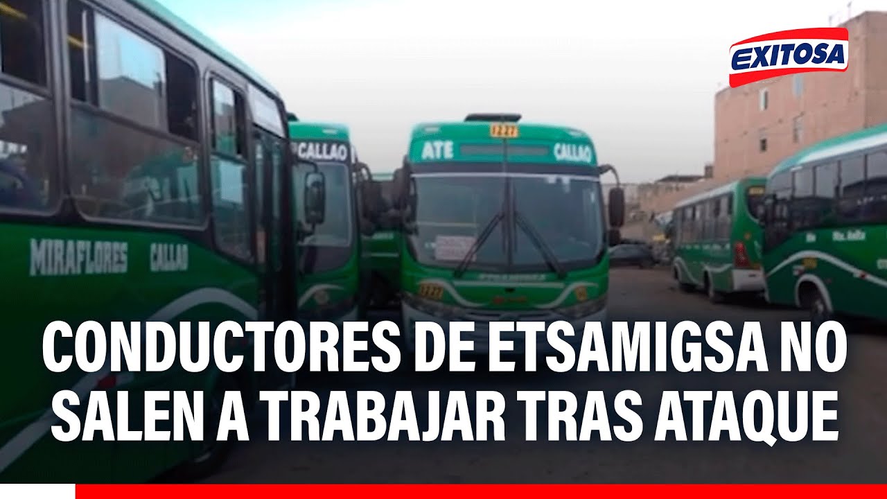 🔴🔵 Conductores de ETSAMIGSA no salen a trabajar tras ataque de extorsionadores